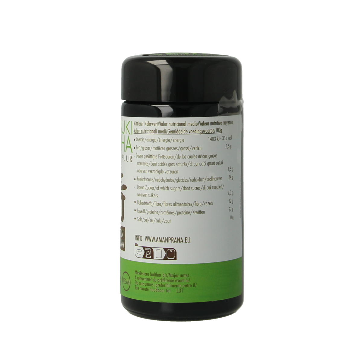 Amanprana Kotobuki Matcha Bio in a 40g package, organic green tea powder with vibrant green color and traditional Japanese style packaging.