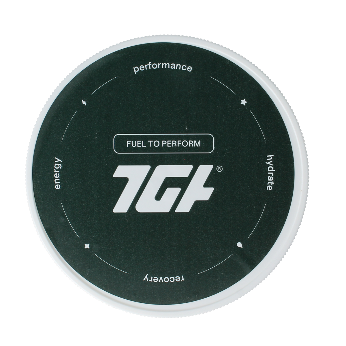 The Green Athlete isotonic bio drink in 504g container, vitamin multivitamin supplement with natural ingredients.