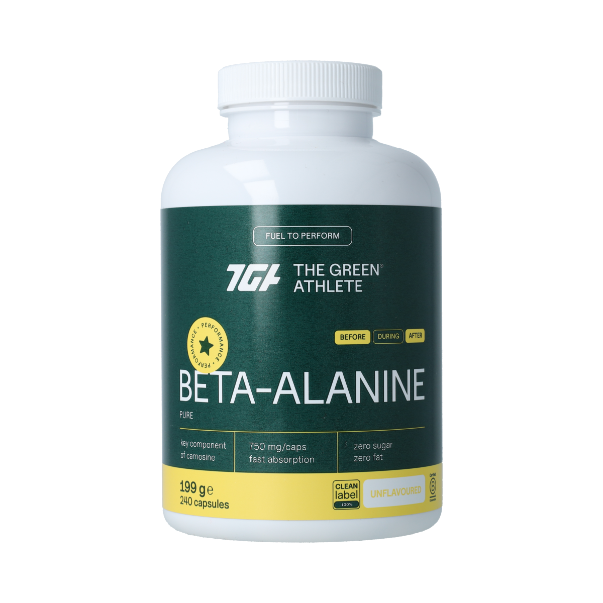 The Green Athlete TGA Beta-alanine 240.00 Capsules
