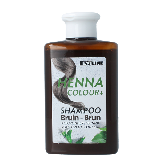 Henna Cure & Care Shampoo colour + bruin 300.00 Milliliter