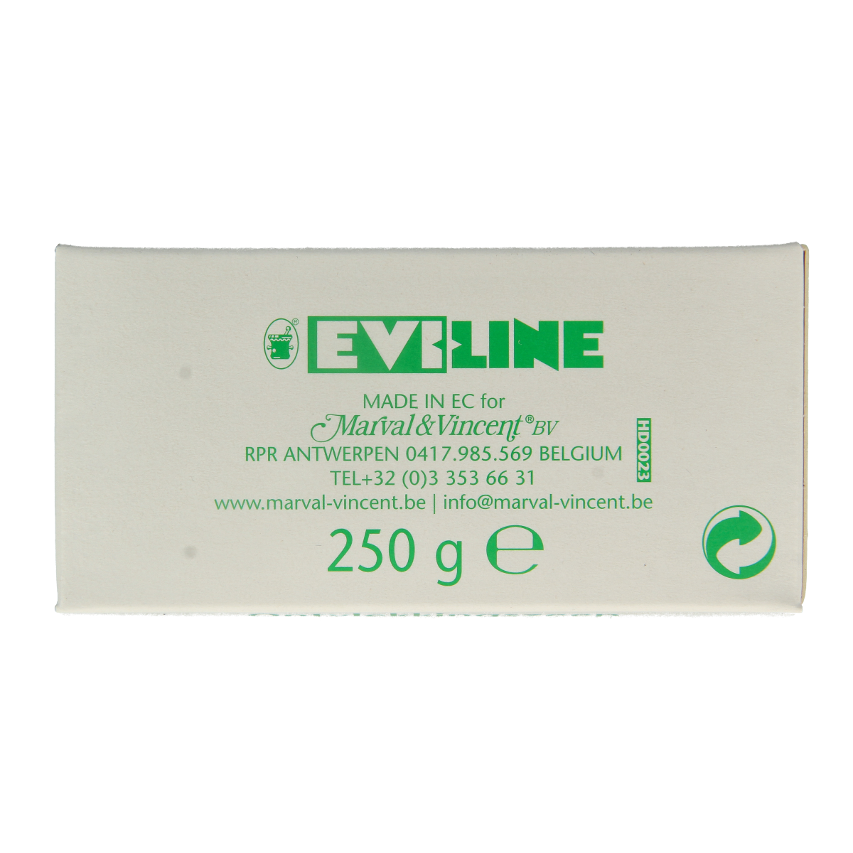 Evi Line Citroenzeep set of three 250g bars with fresh citrus scent, displayed in a line on a white background.