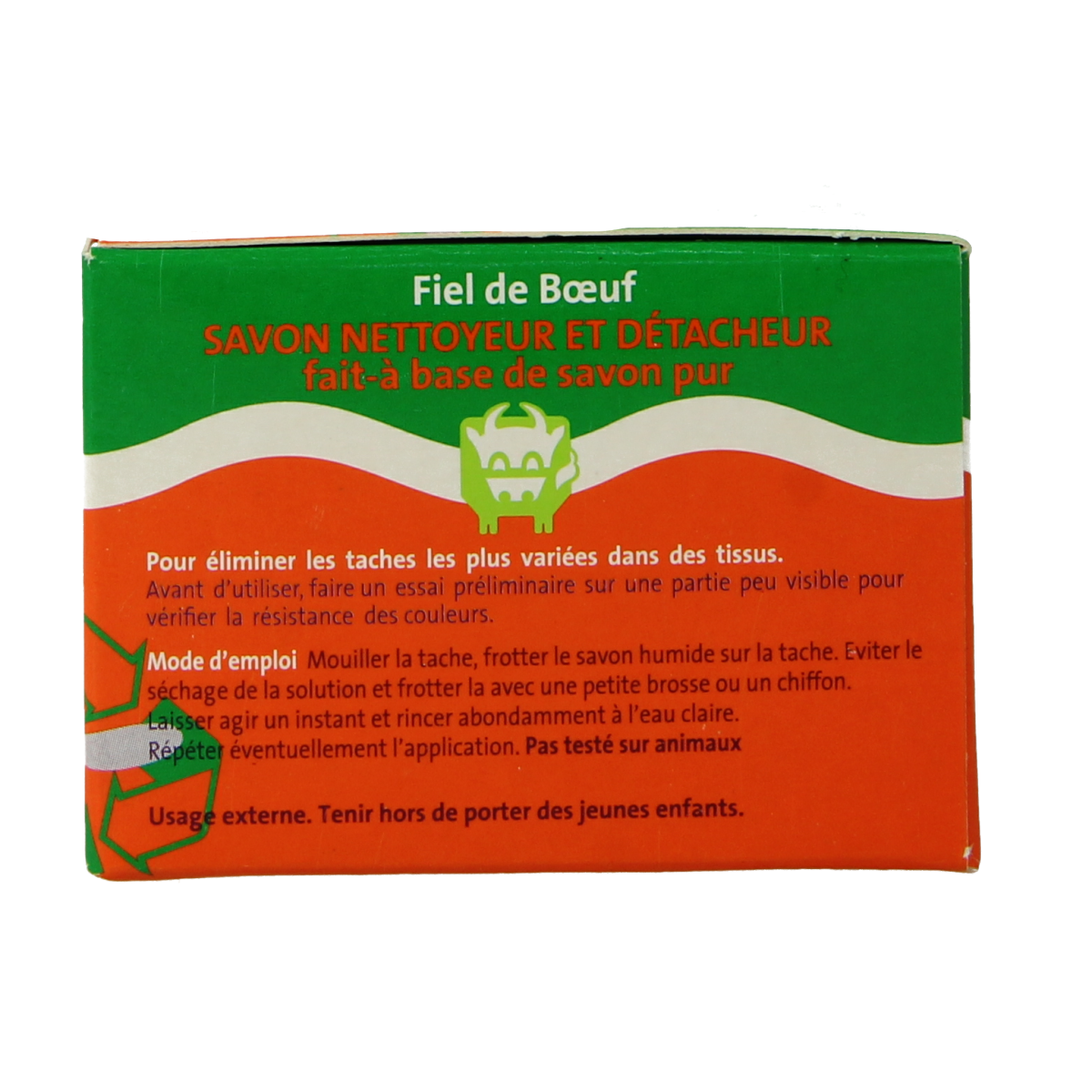 Evi Line Ossegalzeep 200g, natural laundry soap bar, suitable for gentle washing and stain removal, shown in the image.