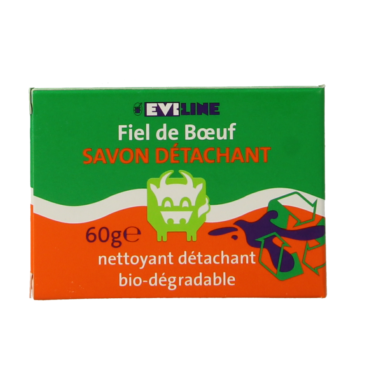 Evi Line Ossegalzeep 60g natural laundry soap bar, traditional wasmiddelen for cleaning and freshening clothes.