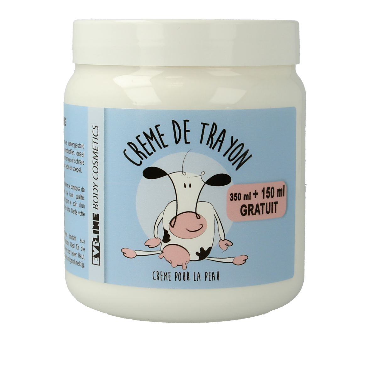 Evi Line Uiercreme body care cream in a 500ml bottle, moisturizing and nourishing skin.