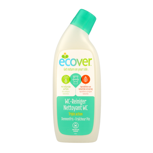 Ecover WC reiniger den & munt 750ml bottle with green label and white cap for bathroom cleaning.