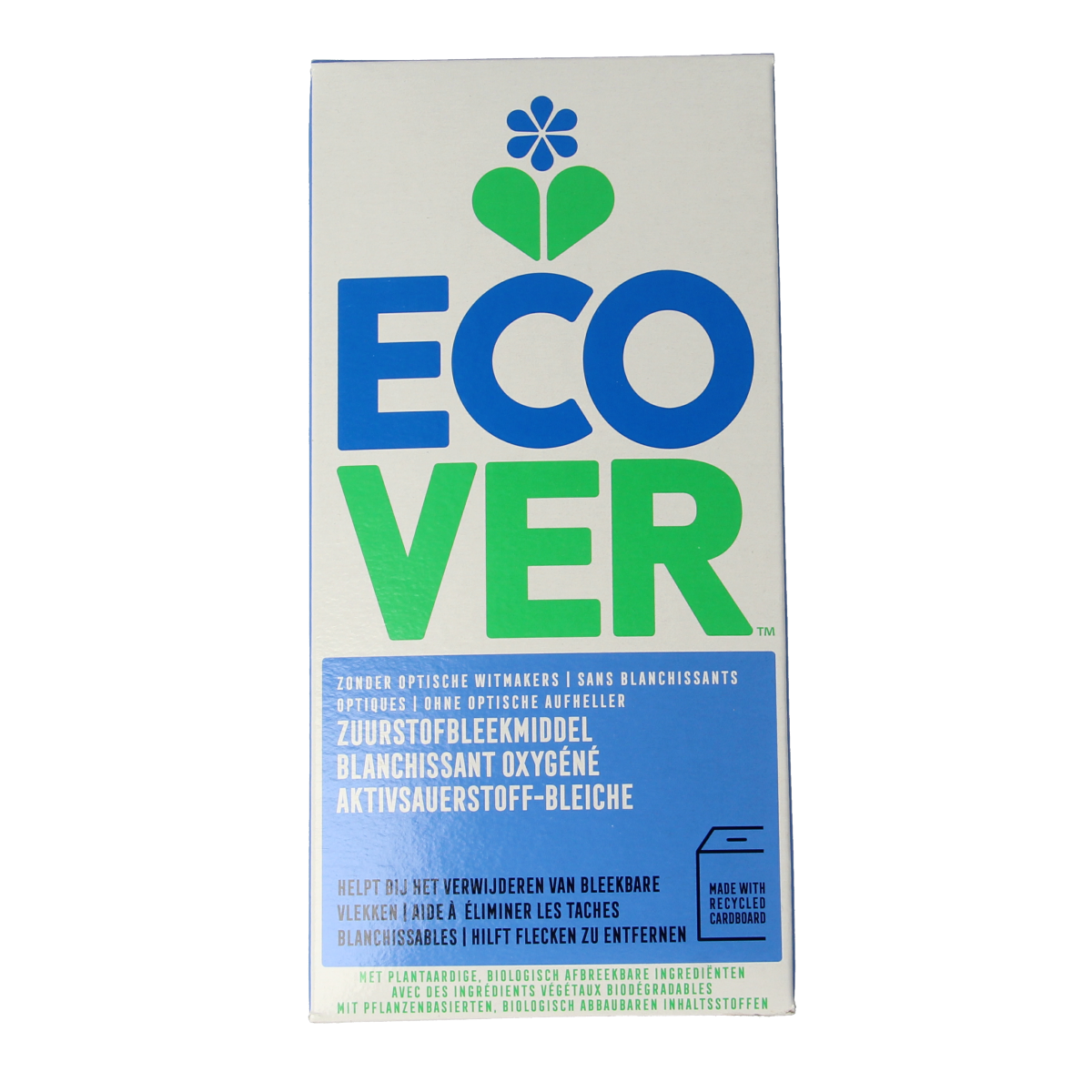 Ecover zuurstofbleekmiddel 400g container for laundry in eco-friendly wasmiddelen packaging