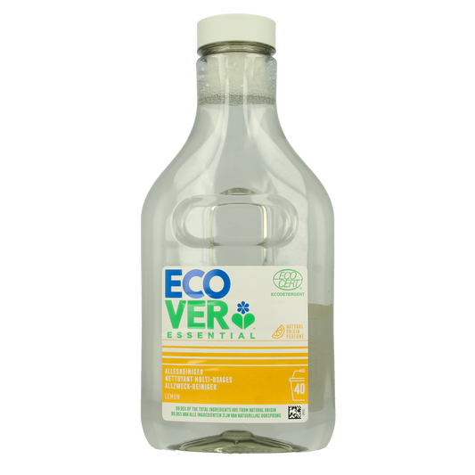 Ecover Essential citroen all-purpose cleaner in 1-liter bottle, natural cleaning product with citrus scent for household use