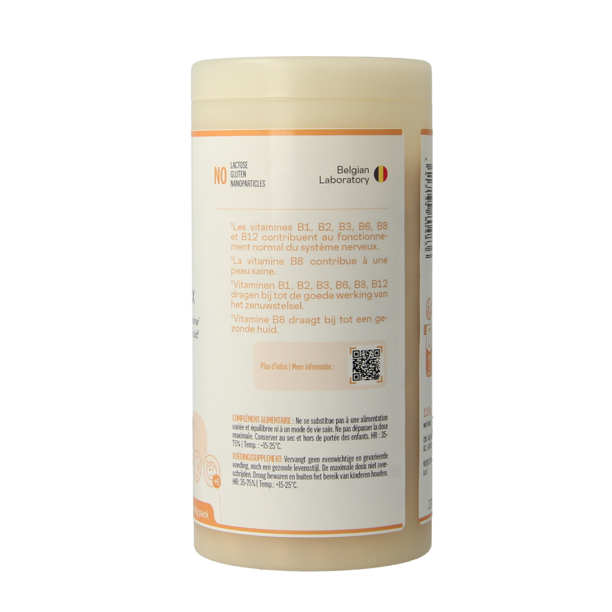Be-Life B complex capsules, a multivitamin supplement featuring 180 capsules in a natural, health-boosting formula.
