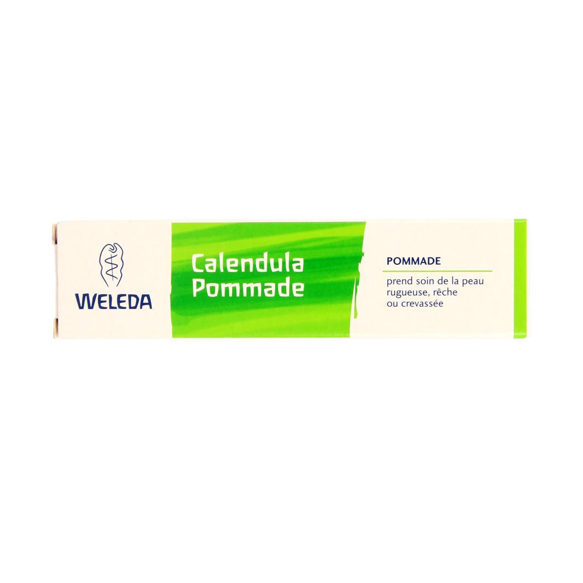Weleda Calendula body care ointment in a 25g tube, featuring calendula flower extract for soothing skin treatment.
