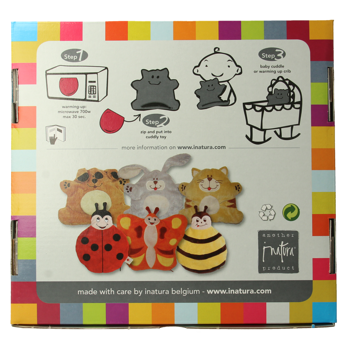 Cherry Belly baby kersenpitkussen met honingbij ontwerp, comfortabel kussen voor baby's, natuurlijke ondersteuning en zacht materiaal.