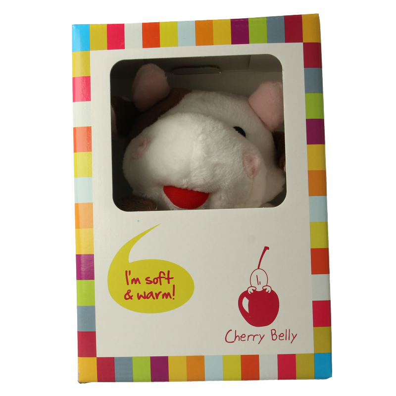Spruyt Hillen Cherry Belly Sr Koe plush toy, soft stuffed animal for children, featuring a cute red cow design.