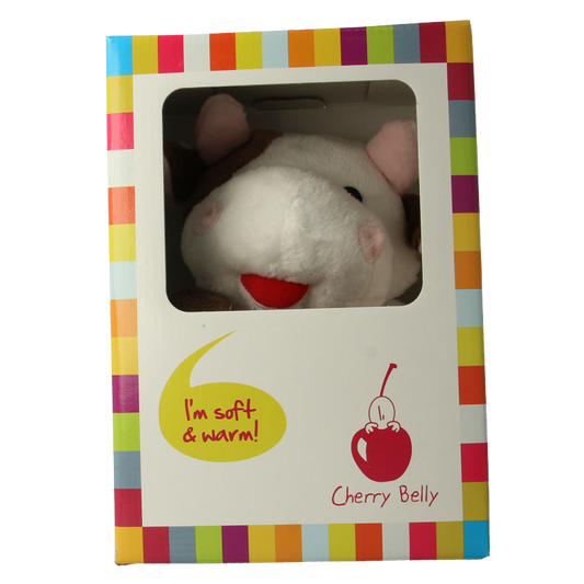 Spruyt Hillen Cherry Belly Sr Koe plush toy, soft stuffed animal for children, featuring a cute red cow design.