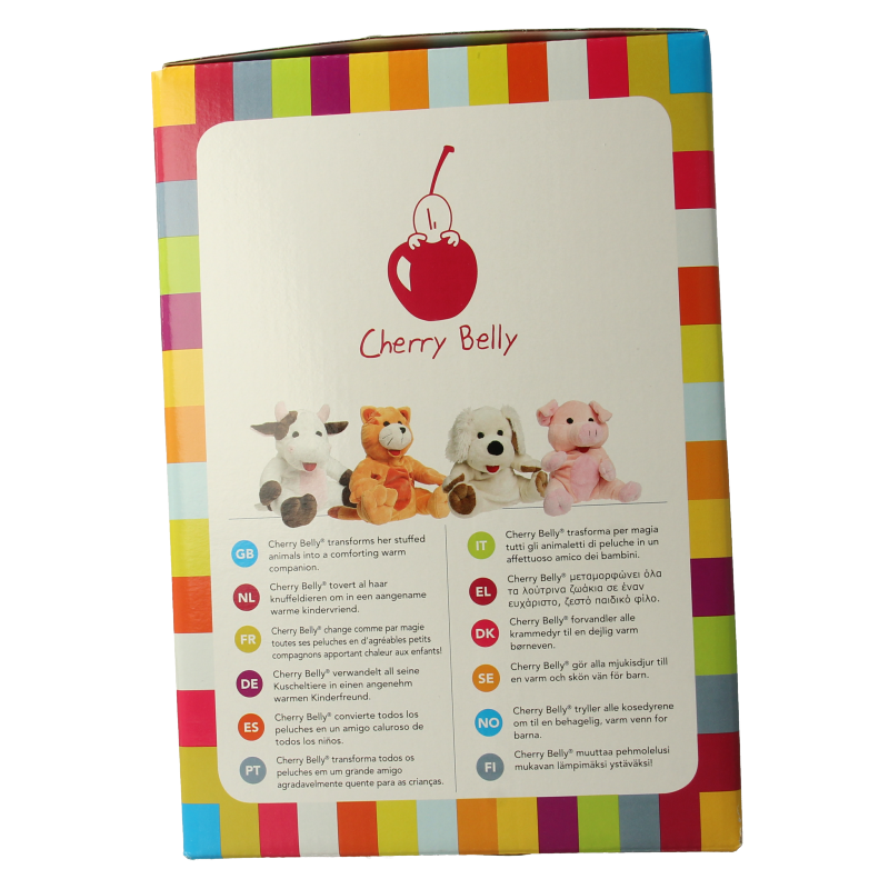 Spruyt Hillen Cherry belly sr koe plush toy for children, soft stuffed animal from Spruyt Hillen brand.