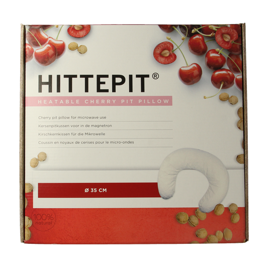 Hittepit Nek model kersenpit kruik, ceramic hot water bottle with cherry pit filling, designed for warmth and comfort.