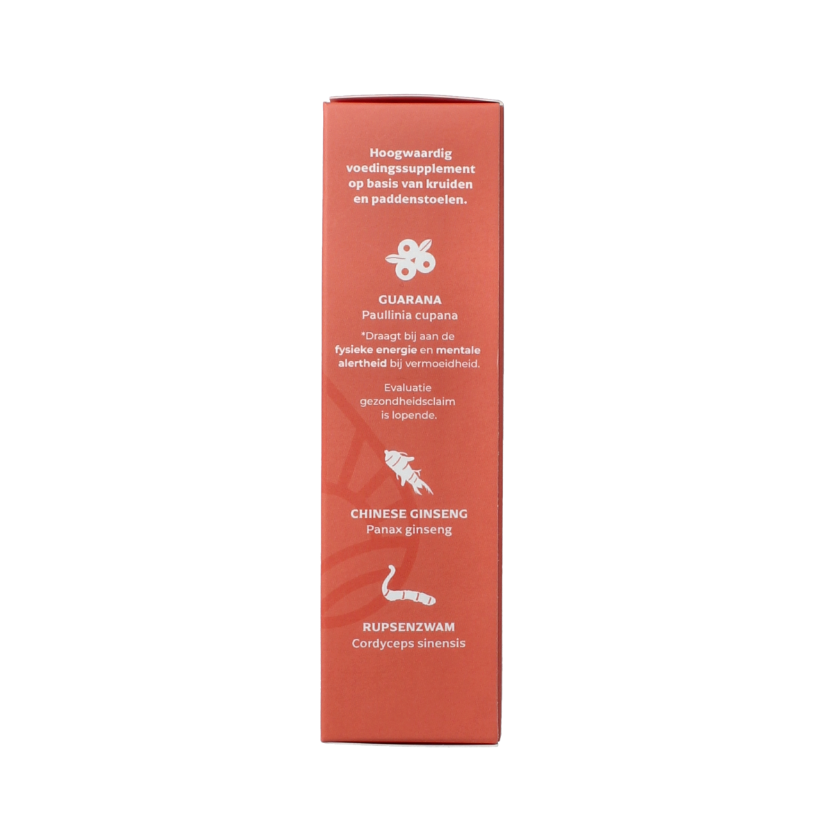 DRUP Kruiden paddenstoelextract energie in 50ml bottle, herbal supplement with natural mushroom extract for vitality.