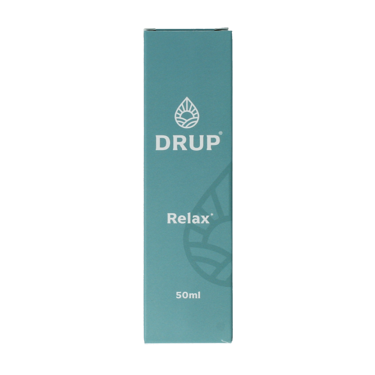 DRUP Kruiden paddenstoelextract relax in 50ml bottle, herbal supplement for relaxation, featuring natural plant ingredients.