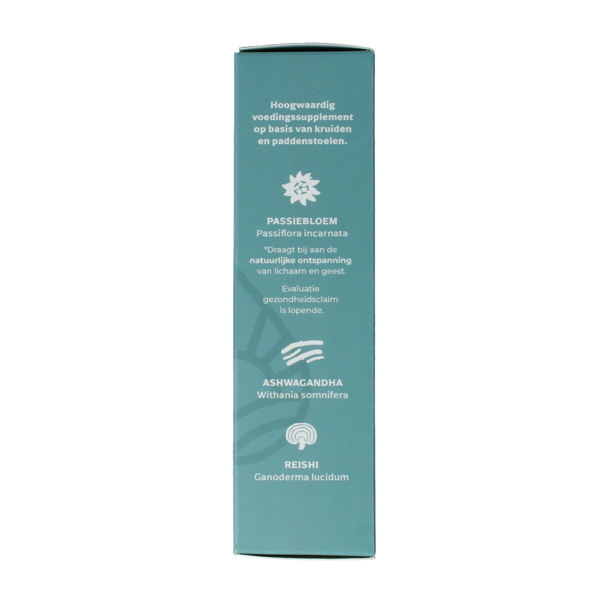 DRUP Kruiden paddenstoelextract relax in 50ml bottle, herbal supplement for relaxation, with herbal ingredients and natural remedy.