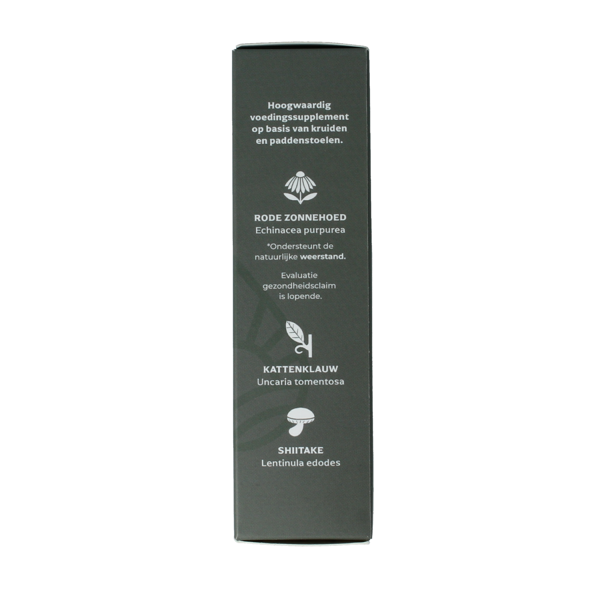 DRUP Kruiden paddenstoelextract supplement for immunity in 50ml bottle, herbal preparation with herbal ingredients.