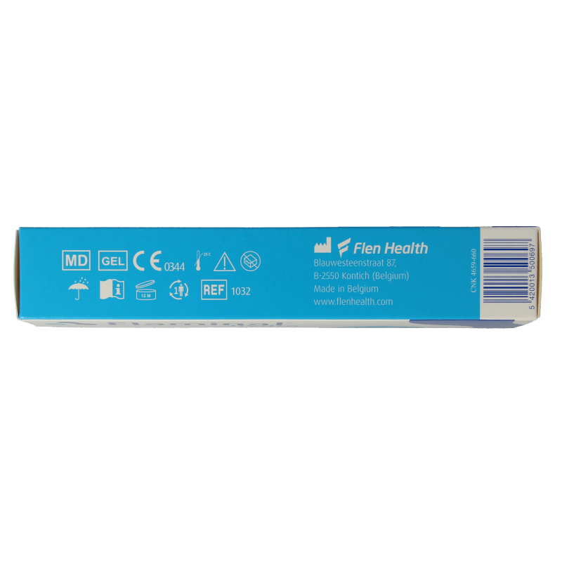Flaminal Hydrogel 40g for burns, shown in a clear container, used to soothe and treat burn wounds effectively.