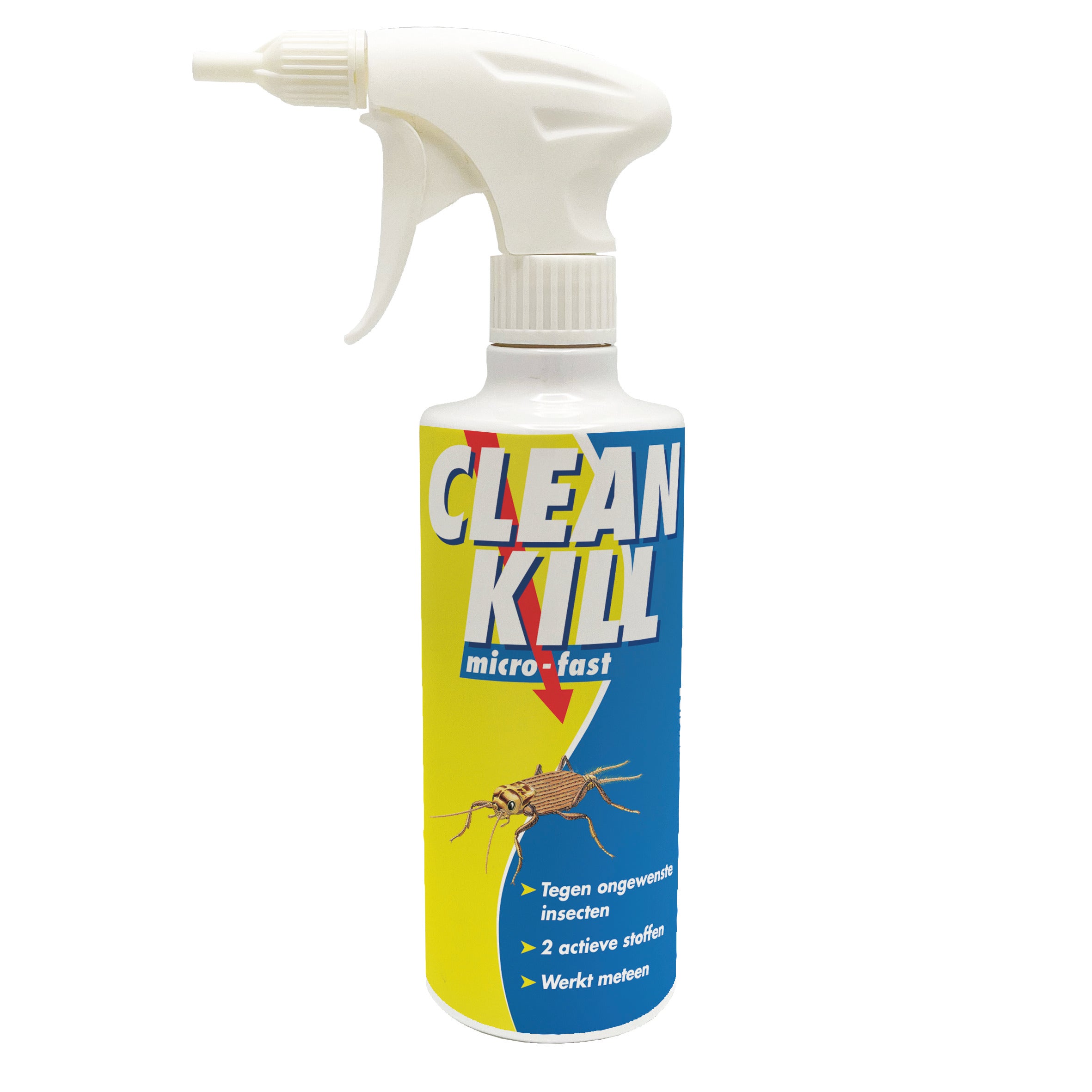 BSI Clean Kill Micro-Fast disinfectant spray bottle, 500ml, for home and comfort cleaning use.