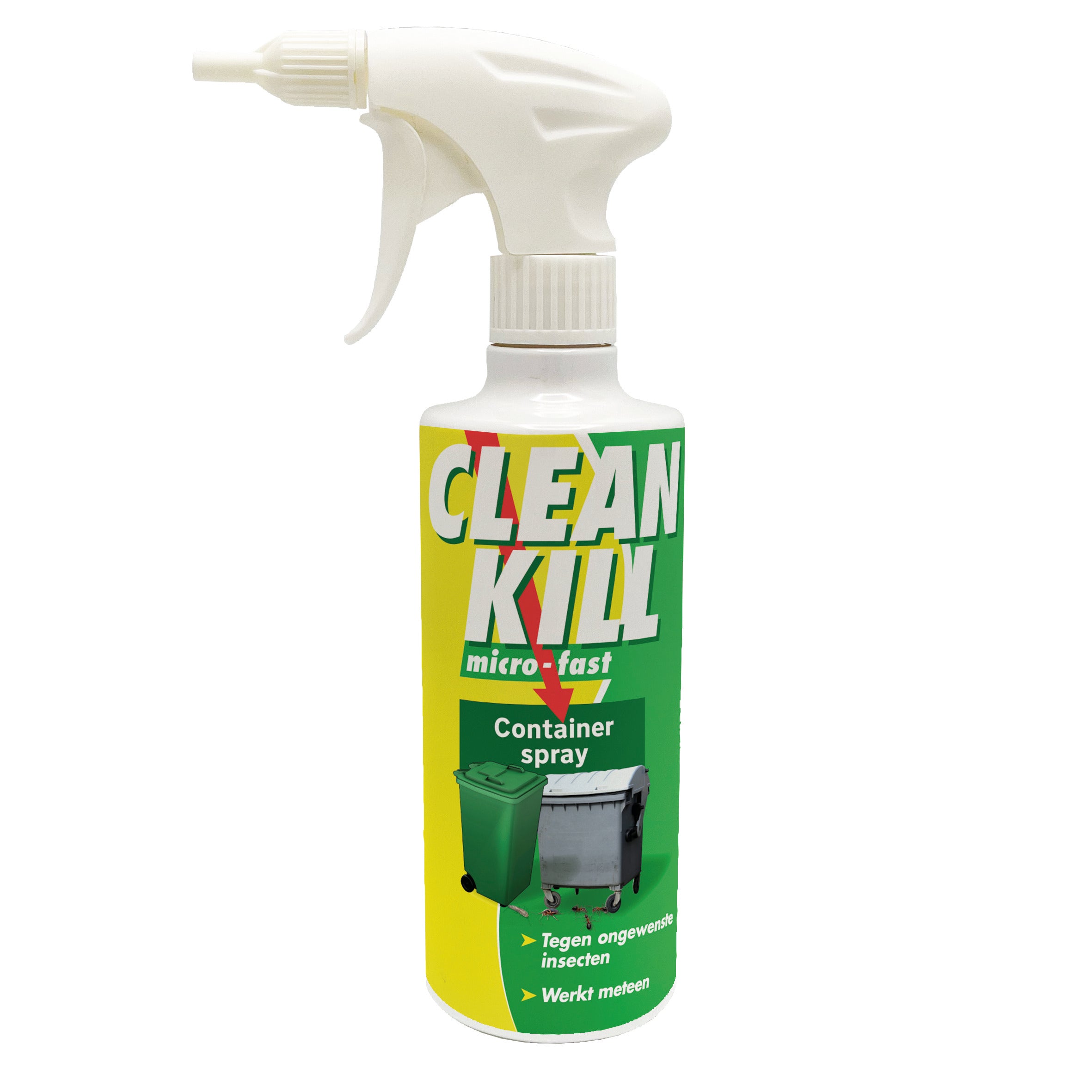 BSI Clean Kill Micro-Fast 500ml spray bottle for cleaning and household use, with a compact design and easy-to-use trigger.