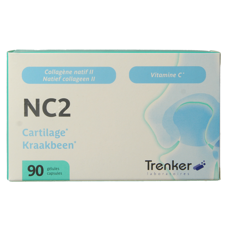Trenker NC2 90 capsules mineral multivitamin supplement bottle with capsules inside