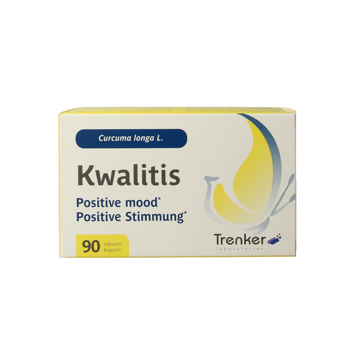 Trenker Kwalitis 90 capsules herbal supplement in a bottle, natural herbal remedy from Trenker for health support