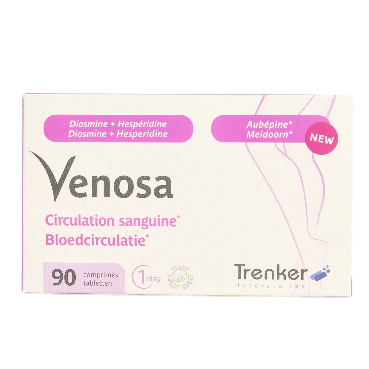 Trenker Venosa 90.00 kruidenpreparaten tabletten in doos, natuurlijke supplementen voor welzijn and gezondheid