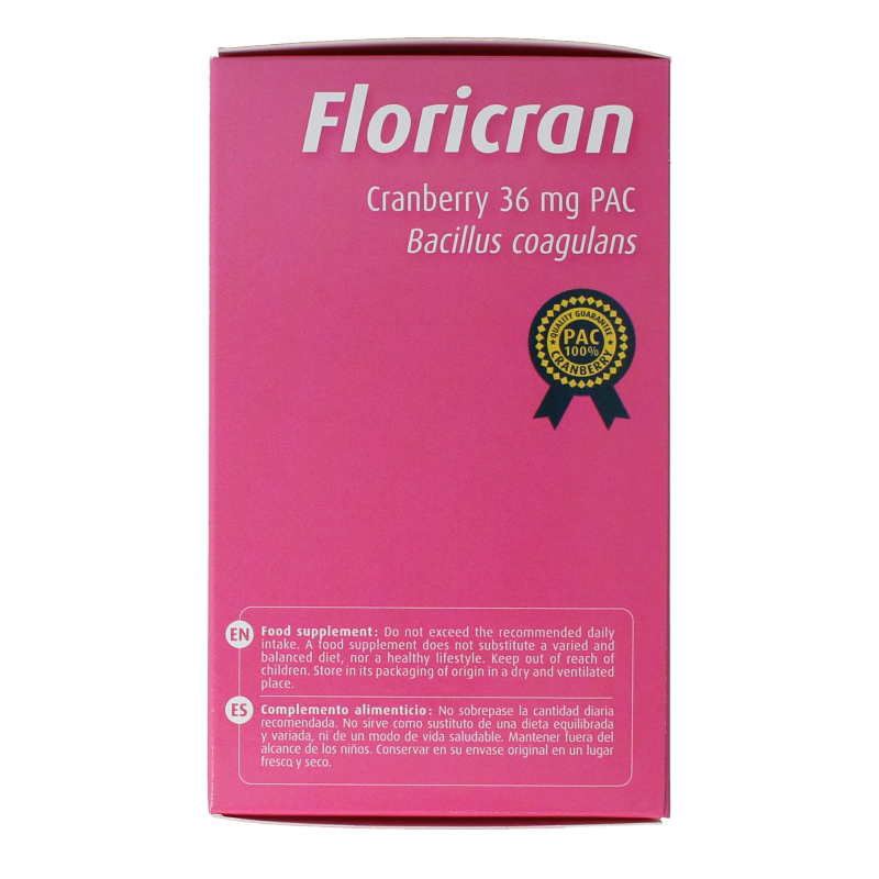 Trenker Floricran herbal supplement in a bottle of 90 capsules, natural herbal preparation for wellness.