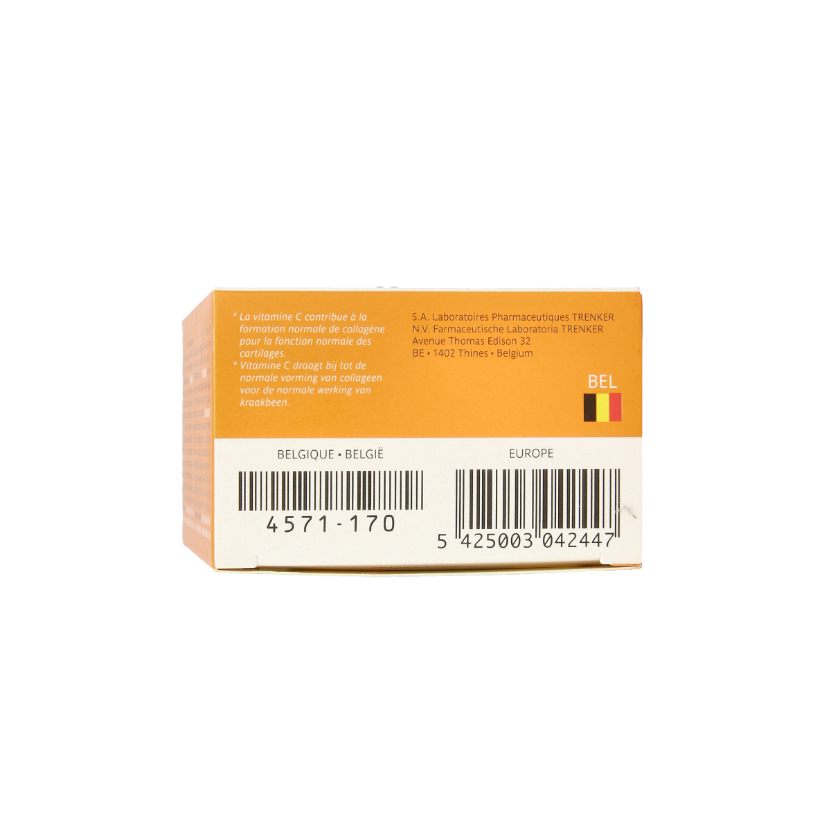 Trenker Biocondil chondroitine glucosamine vitamin C mineral supplement bottle with 60 tablets, supplement for joint health.