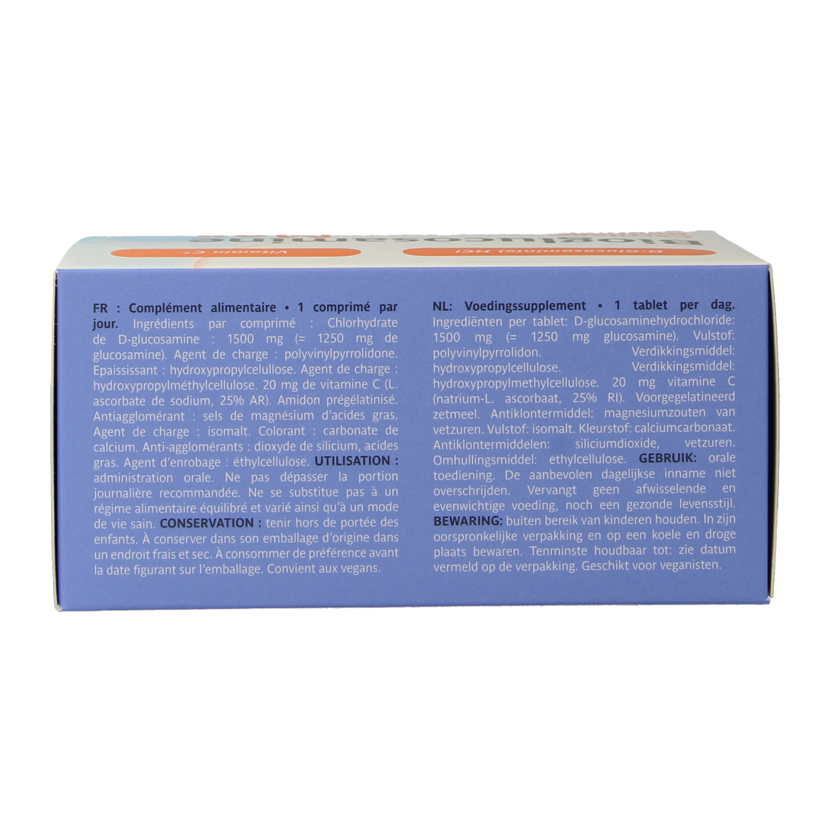 Trenker Bioglucosamine Max mineral supplement in a bottle of 90 tablets, designed to support joint health and mobility.