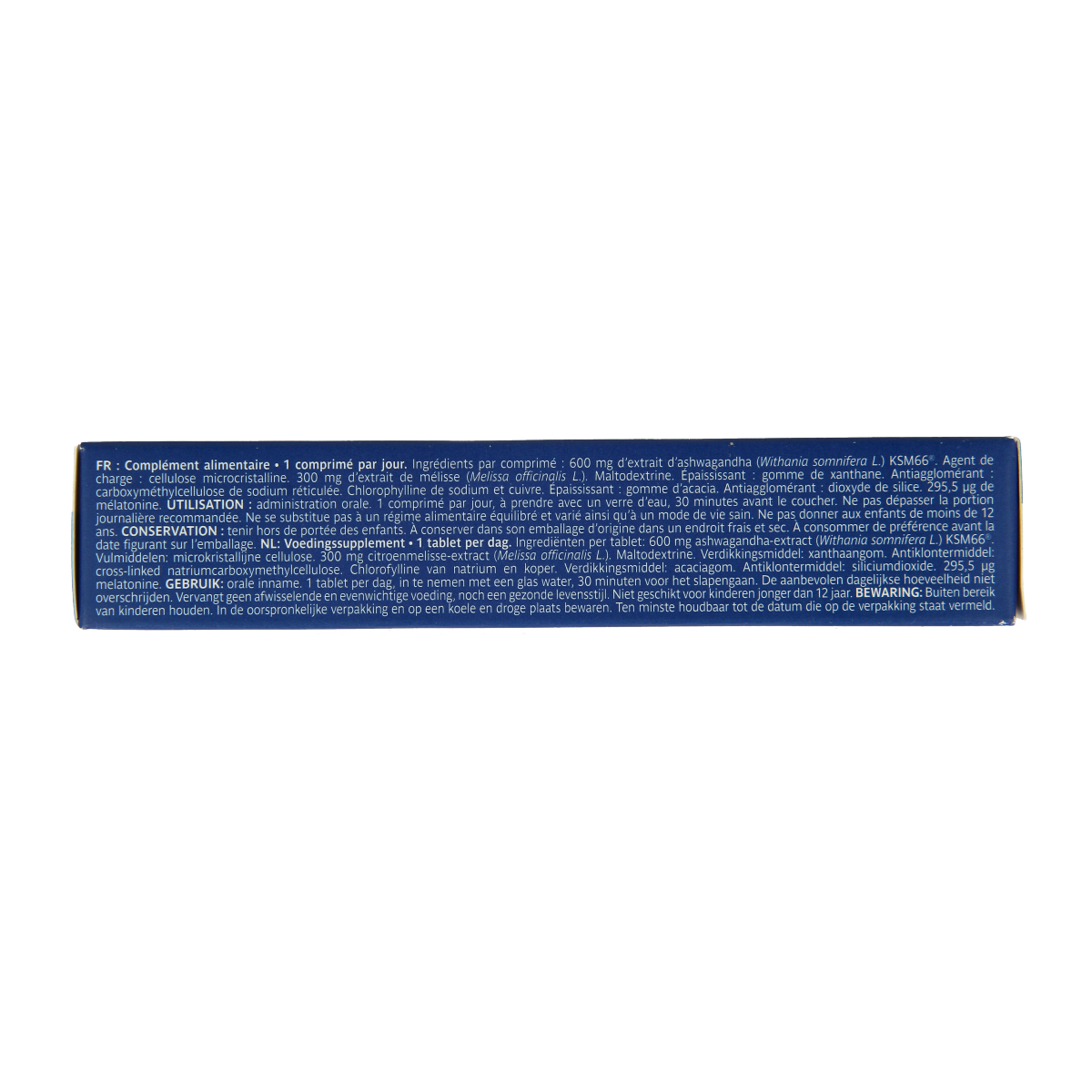 Trenker Mentalis Sleep herbal tablets in a white bottle, natural herbal supplement for better sleep, 30 tablets.