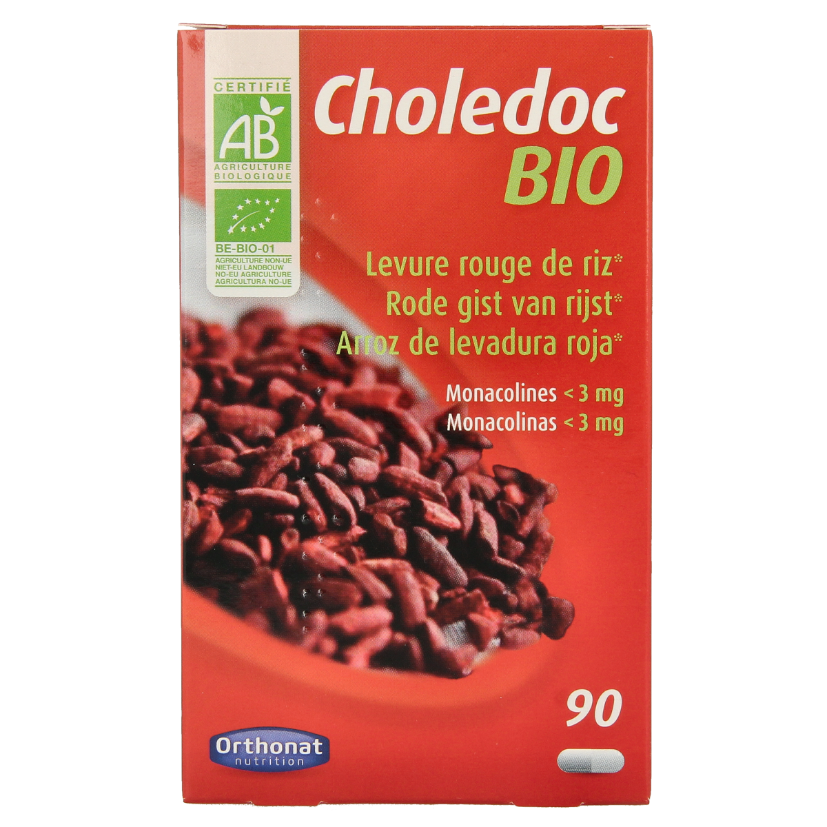 Trenker Choledoc bio herbal supplement capsules, natural Kruidenpreparaten product for supporting digestive health.