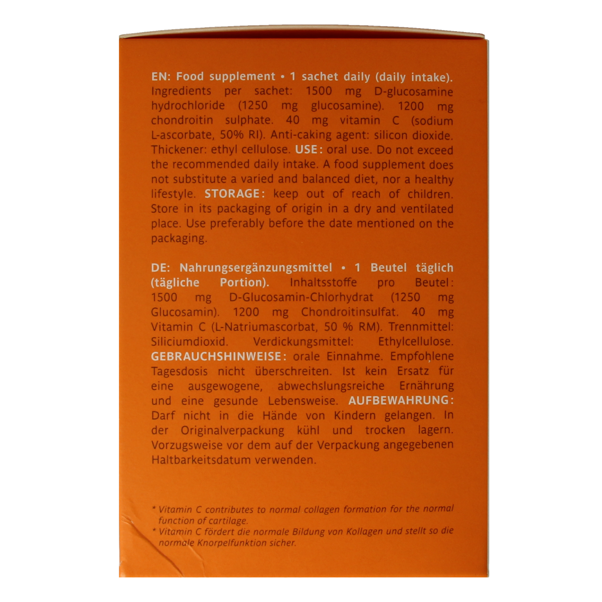 Trenker Biocondil cartilage and joint supplement in 90 sachets, mineralen multi with natural ingredients for joint support