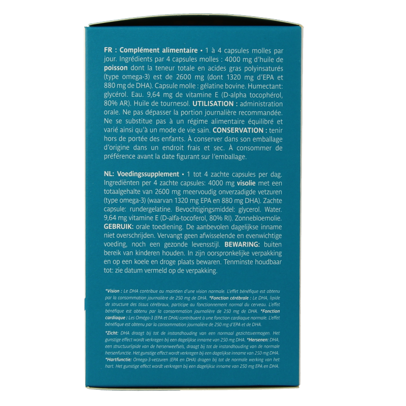 Trenker Bioleine omega 3 Vetzuren capsules, 90 softgel supplements for healthy fatty acid intake.