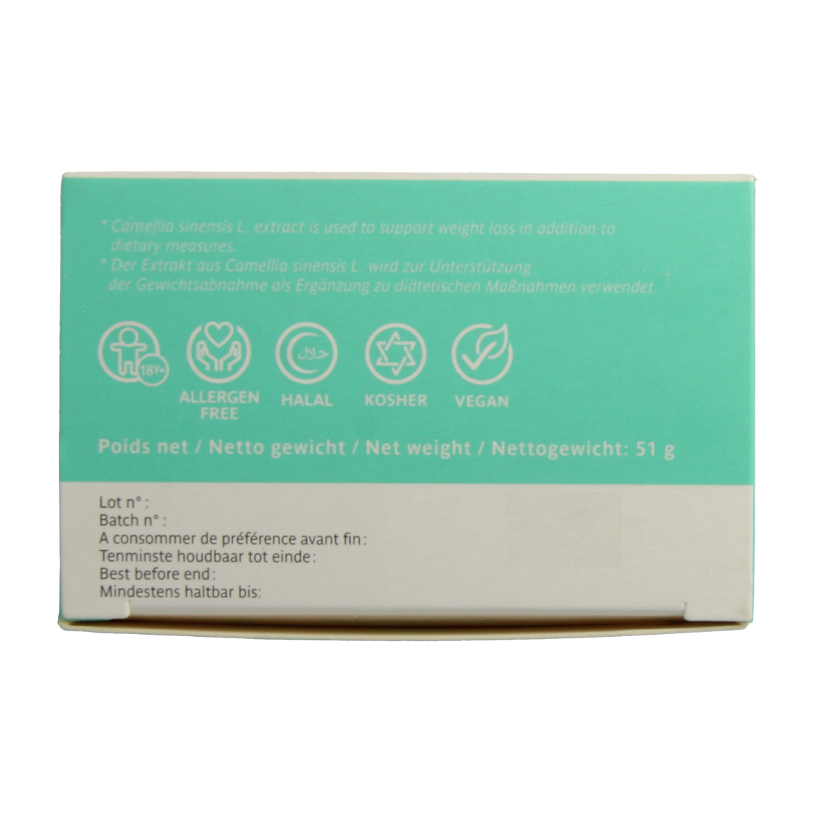 Trenker Exilis 60 tablets herbal supplement in a white bottle, featuring label with product details and branding.