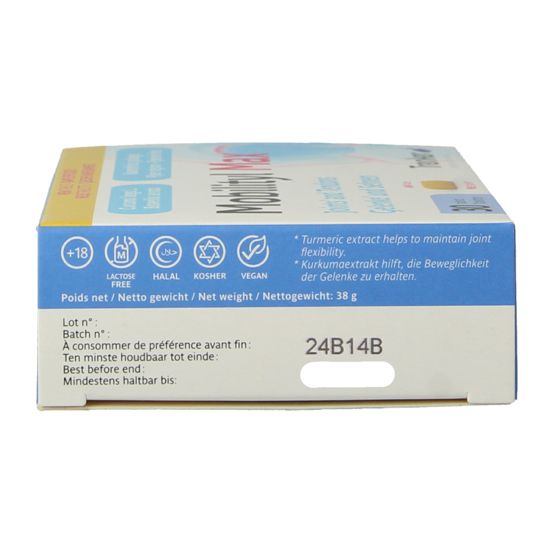 Trenker Mobilityl Max herbal supplement in a bottle with 30 tablets, natural plant-based herbal preparation for joint support