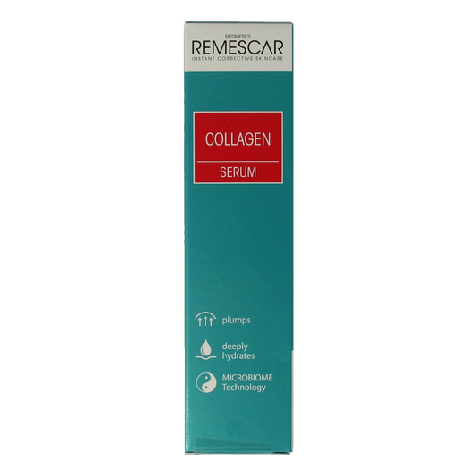 Remescar Collageen gezichtsserum in 30ml bottle, anti-aging skincare for firm and smooth skin.