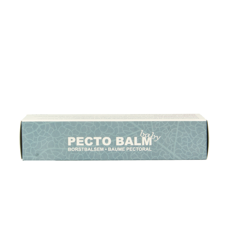 SoriaBel Pecto balm baby 50g jar, a natural nasal care and inhalation product for infants with soothing herbal ingredients.
