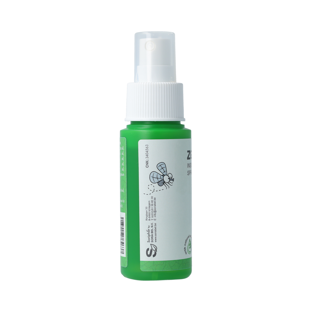 SoriaBel Zoemaway body spray 50ml bottle with floral and herbal design, ideal for refreshing body and skin care.
