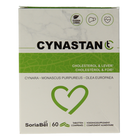 SoriaBel Cynastan CT 60.00 herbal supplement tablets in a blister pack, natural herbal remedy from SoriaBel.