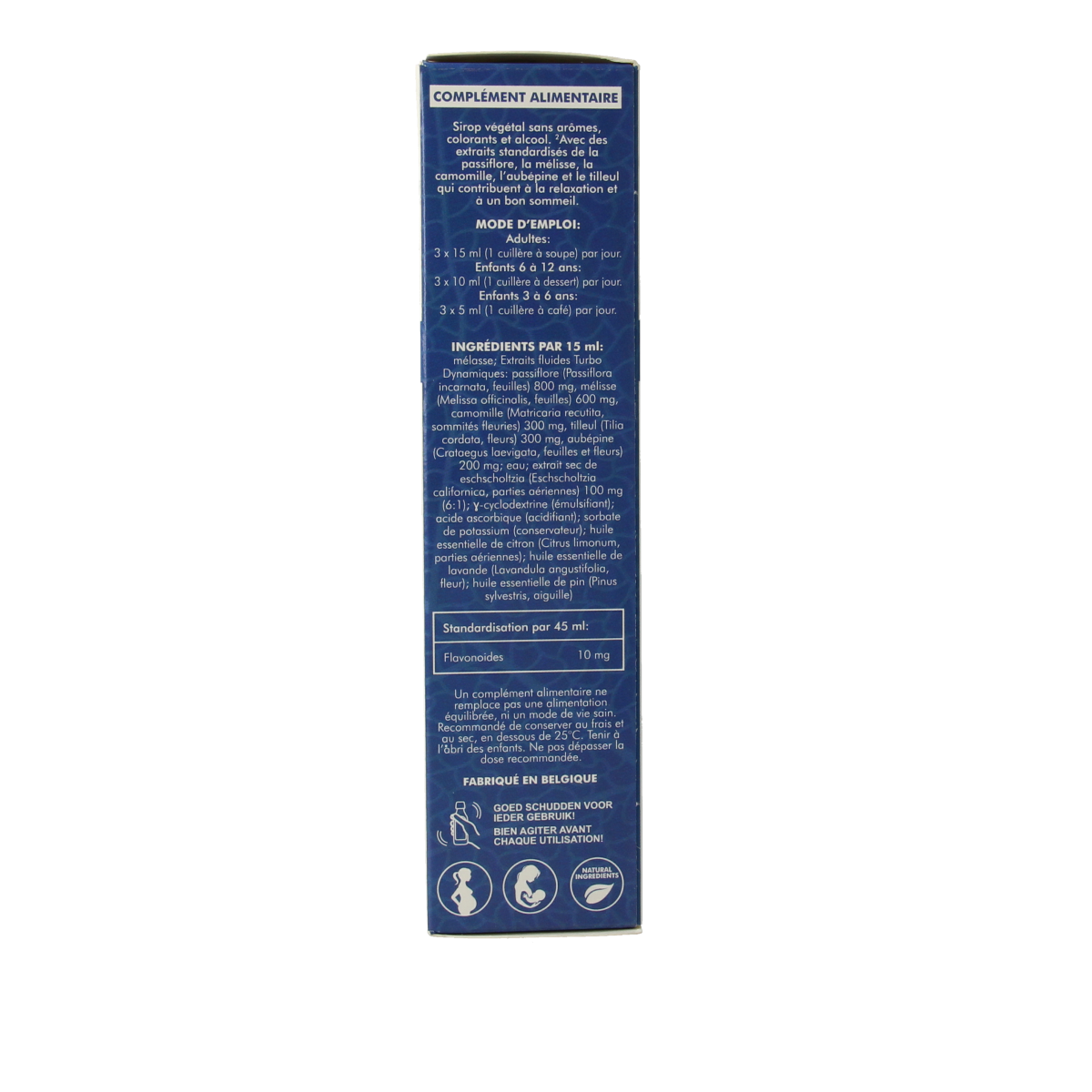 SoriaBel Calmomel herbal syrup bottle with label, 150ml, in the SoriaBel kruidenpreparaten collection.