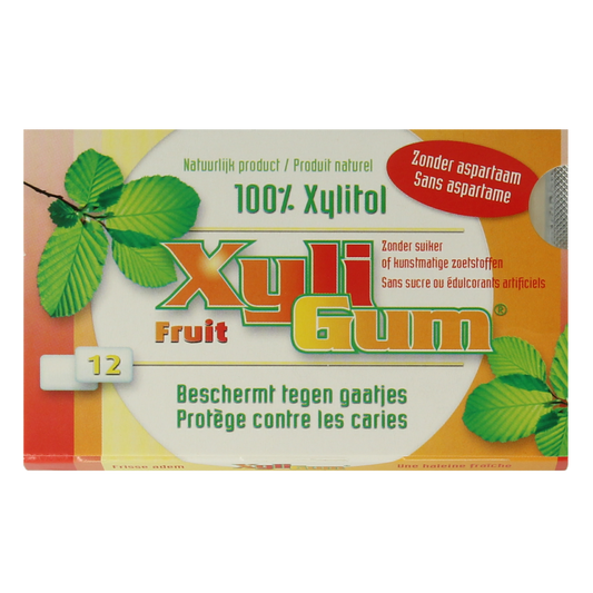 Xyligum Fruit snoepgoed in 15g package, colorful gummy candies from the Xyligum brand.