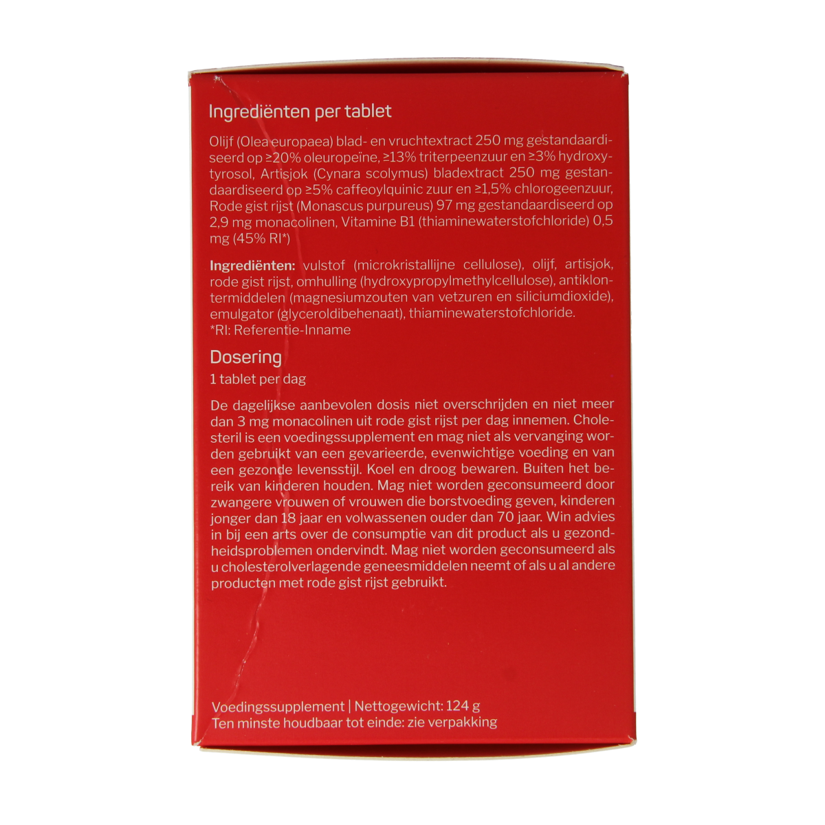 Nutrisan Cholesteril herbal supplement tablets in blister pack, dietary supplement for cholesterol support.