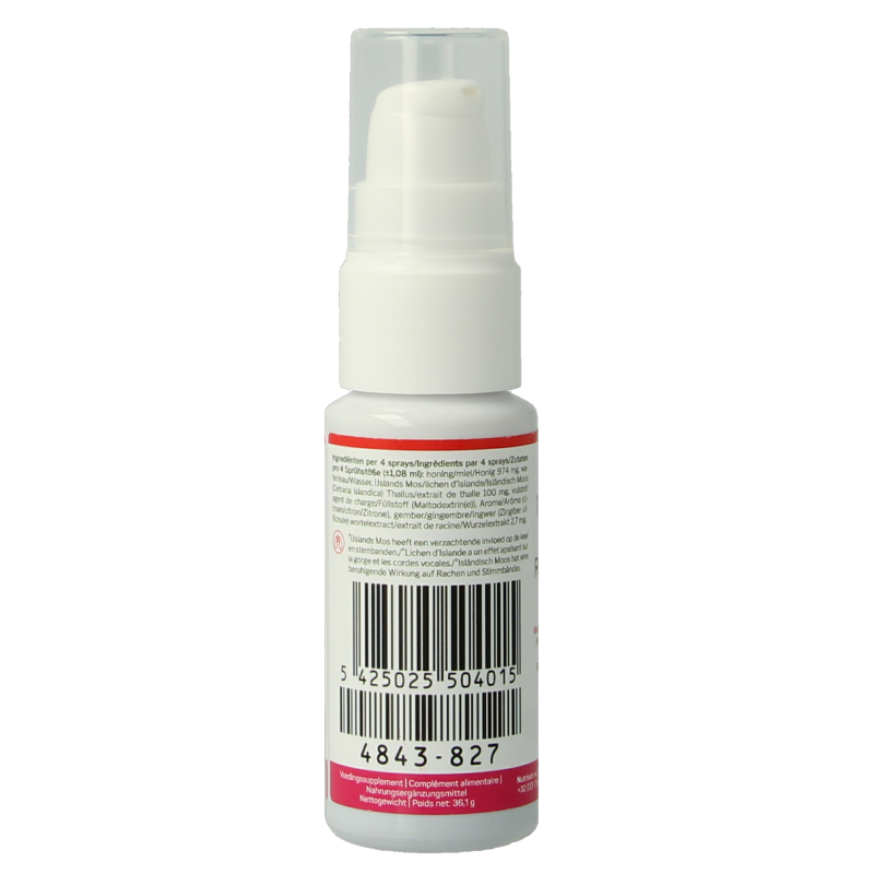 Nutrisan Respicalm herbal remedy bottle showing 28ml size and herbal ingredient label for respiratory relief.