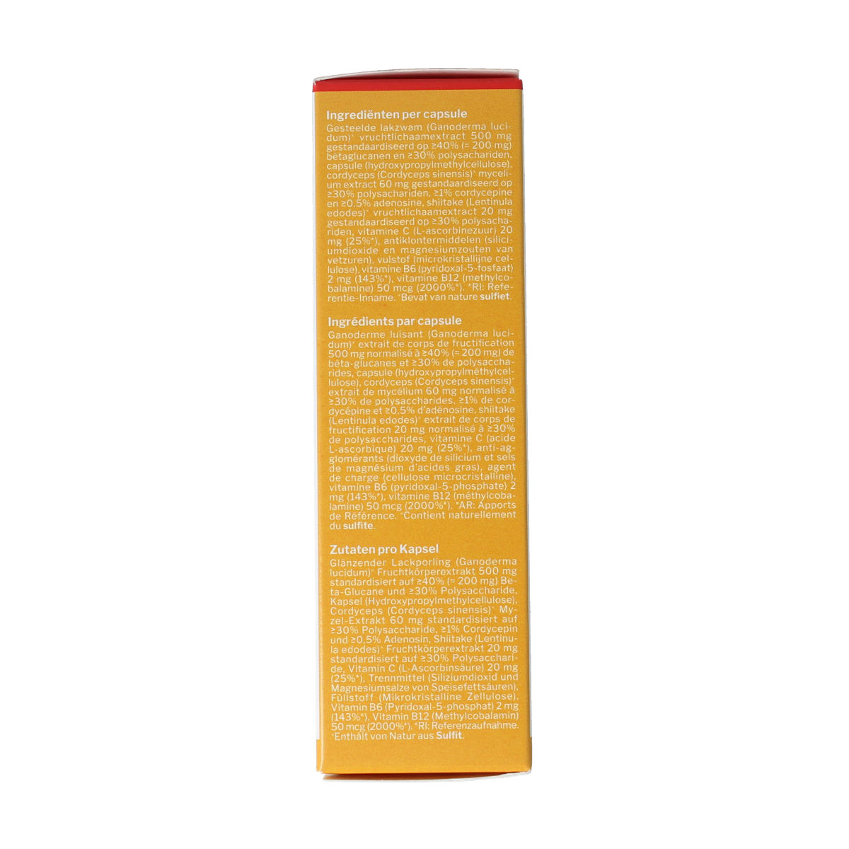 Nutrisan Immunosan defense vegetarian herbal capsules in a bottle, dietary supplement for immune support.