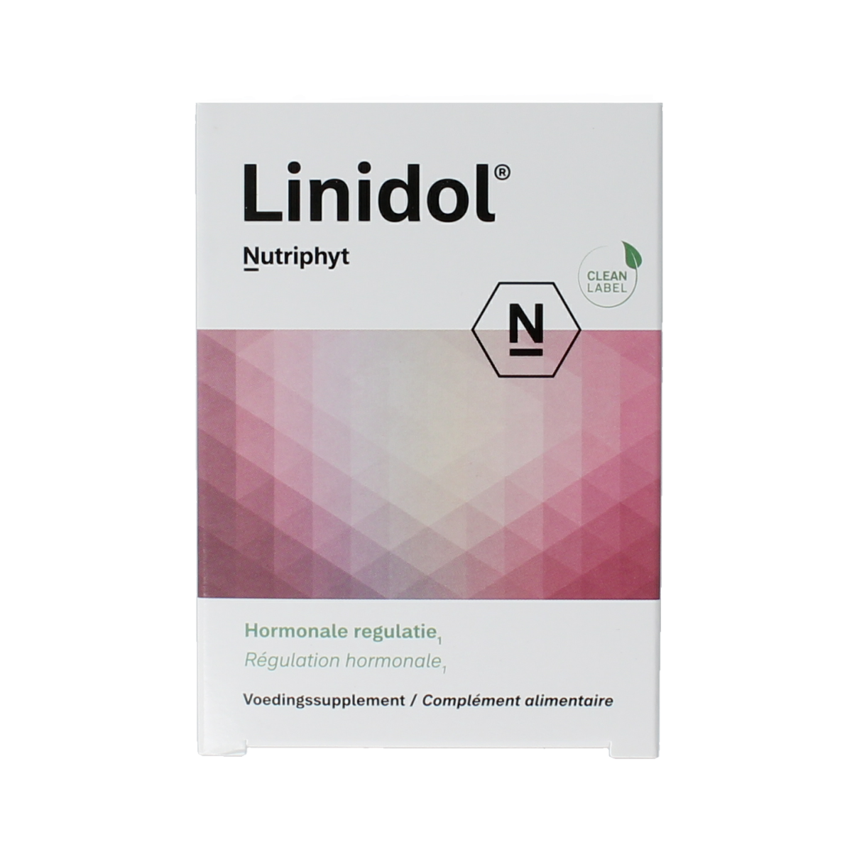 Nutriphyt Linidol capsules, herbal supplement in a blister pack, designed for nutritional support and wellness.