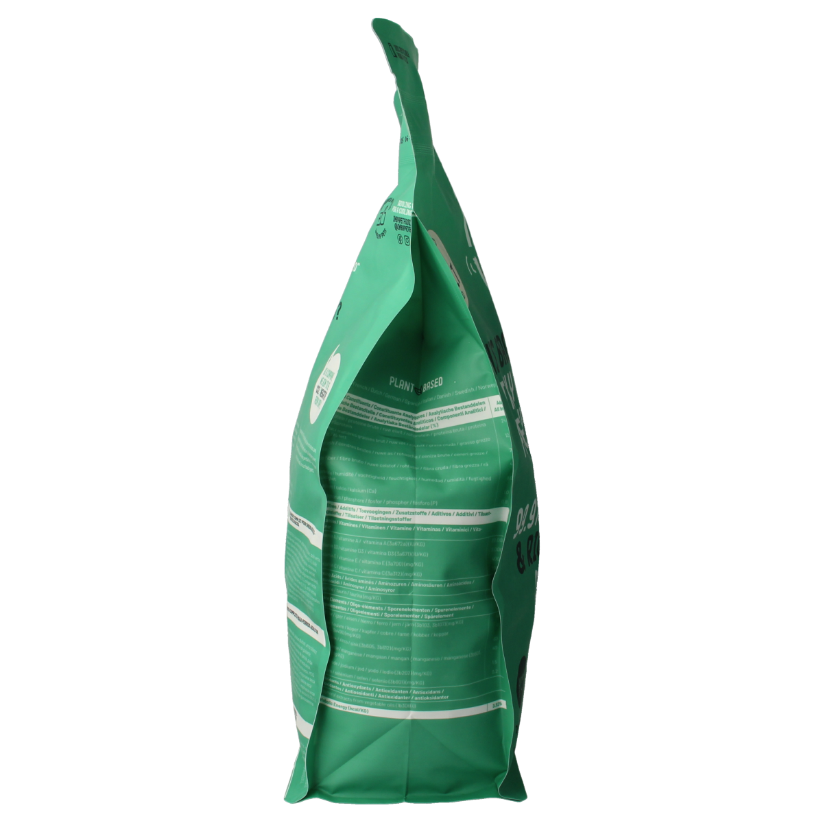 Imby Pet Food vegan dog food adult hondenbrokken in 1500g bag, natural plant-based pet food for adult dogs.
