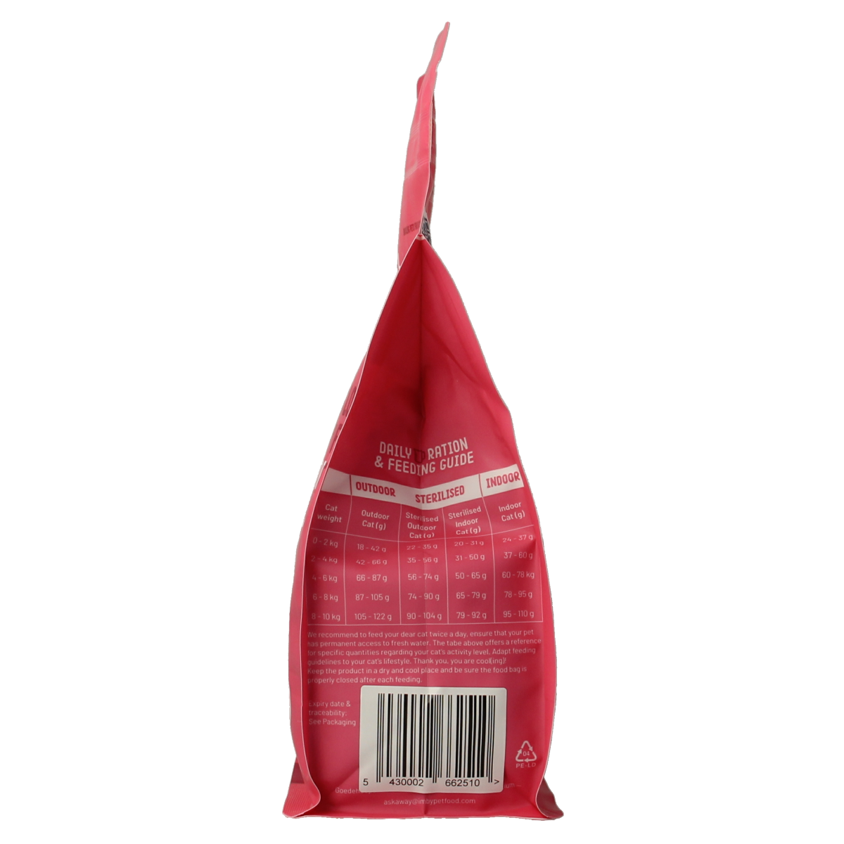 Imby Pet Food kattenbrokken met insecteneiwitten, 400g, droog kattenvoer met natuurlijke ingrediënten, geschikt voor katten.