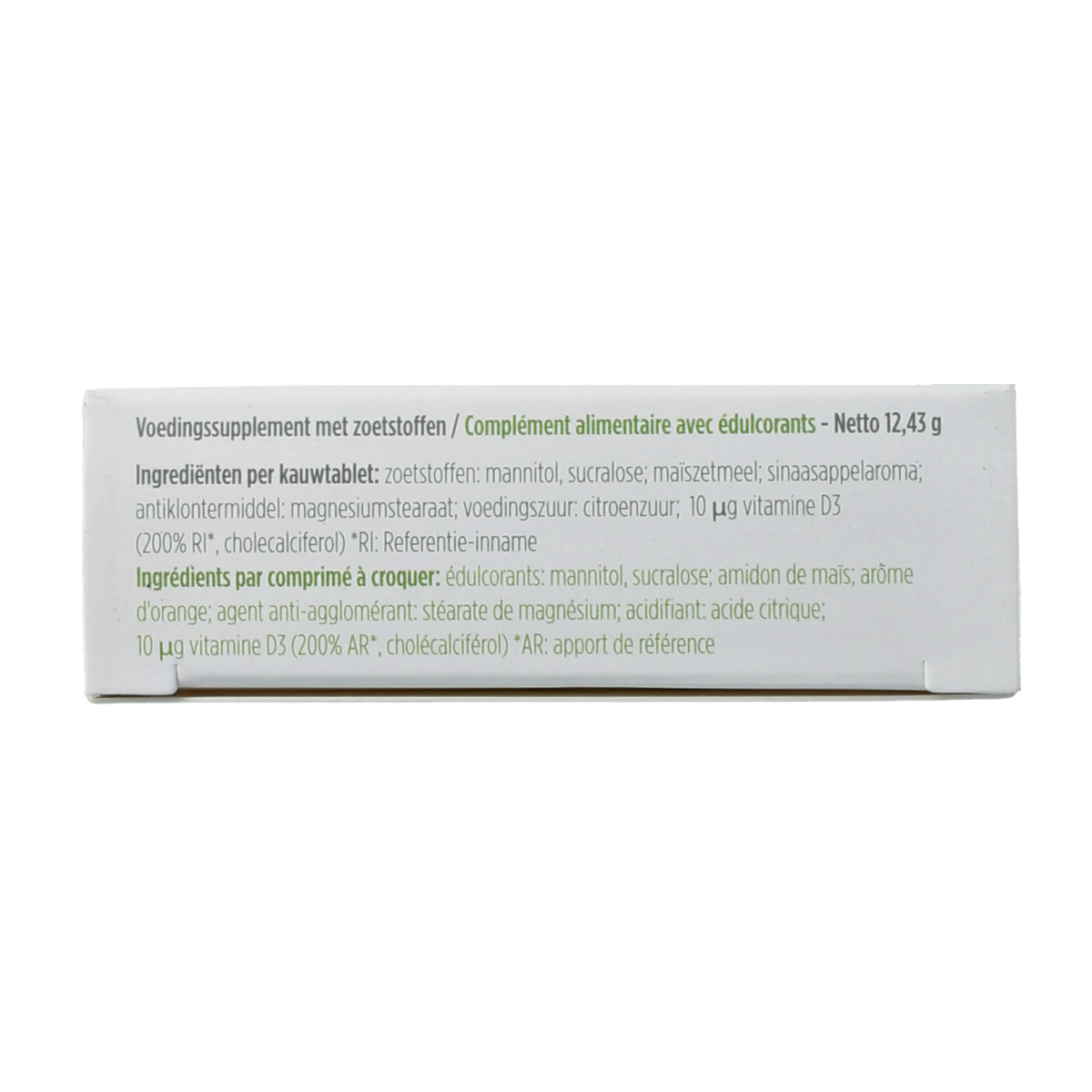Pure D Junior 90 Tablets vitamin supplement bottle with label showing product details and branding.